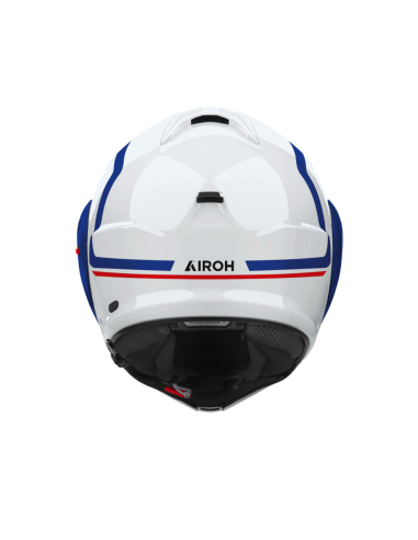 МОТОШЛЕМ AIROH MATHISSE II GENIUS BLUE/RED GLOSS FLIP-UP