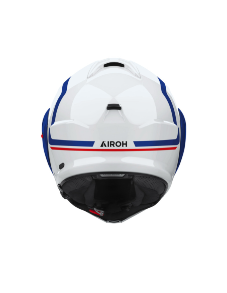 МОТОШЛЕМ AIROH MATHISSE II GENIUS BLUE/RED GLOSS FLIP-UP
