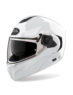 AIROH SPECKTRE COLOUR WHITE GLOSS FLIP-UP MOTO HELMET
