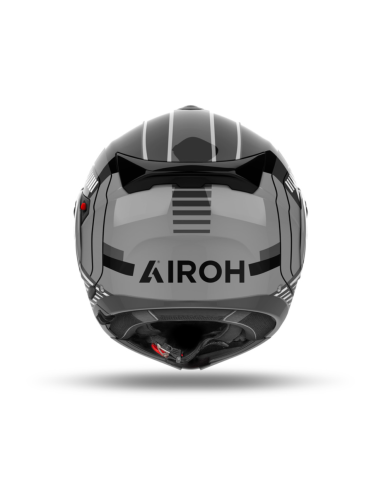 AIROH SPECKTRE GROOVE GREY GLOSS FLIP-UP MOTORCYCLE HELMET
