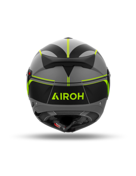 AIROH SPECKTRE LEAF YELLOW MATT FLIP-UP MOTO HELMET