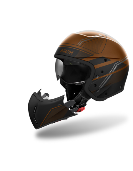 AIROH J 110 SLIM BRONZE MATT MOTO HELMET