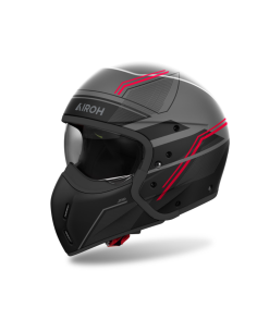 AIROH J 110 SLIM RED MATT MOTO HELMET