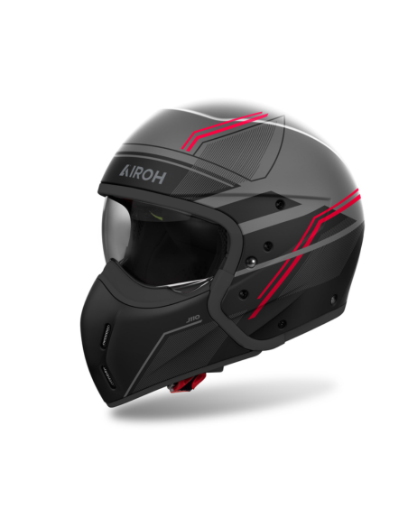 AIROH J 110 SLIM BLUE GLOSS MOTO FARM