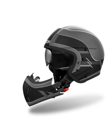 AIROH J 110 RASTER BLACK MATT MOTO HELMET
