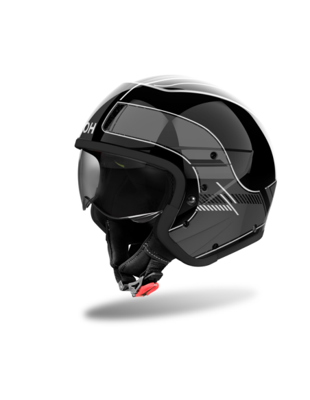 AIROH J 110 RASTER BLACK MATT MOTO FARM