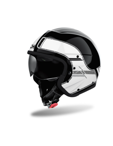 AIROH J 110 RASTER WHITE GLOSS MOTORCYCLE HELMET