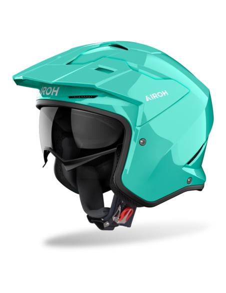 AIROH KOMBAKT COLOUR AQUAMARINE GLOSS MOTO HELMET