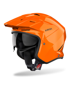 AIROH KOMBAKT COLOUR ORANGE GLOSS MOTO HELMET