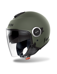 AIROH HELYOS COLOUR MILITARY GREEN MATT MOTO HELMET