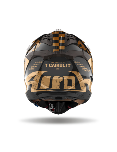 AIROH AVIATOR 3 LEGEND CHROME GLOSS CLOSED MOTO HELMET