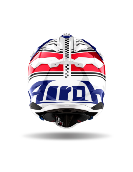 AIROH AVIATOR 3 HIMA RED GLOSS CLOSED MOTO HELMET