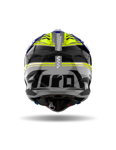 AIROH AVIATOR 3 HIMA BLUE GLOSS CLOSED MOTO HELMET