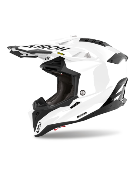 AIROH AVIATOR 3 EVO FIM WHITE GLOSS CLOSED MOTORCYCLE HELMET