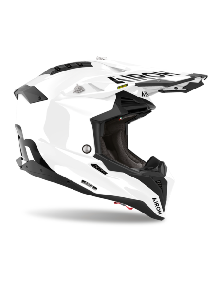 AIROH AVIATOR 3 EVO FIM WHITE GLOSS CLOSED MOTORCYCLE HELMET