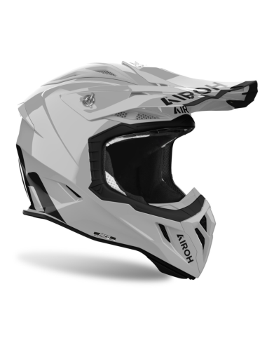 AIROH AVIATOR ACE 2 COLOUR CEMENT GREY GLOSS CLOSED MOTORCYCLE HELMET