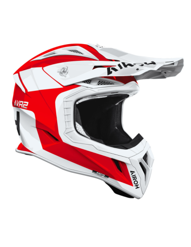 AIROH AVIATOR ACE 2 IRON RED GLOSS CLOSED MOTORCYCLE HELMET