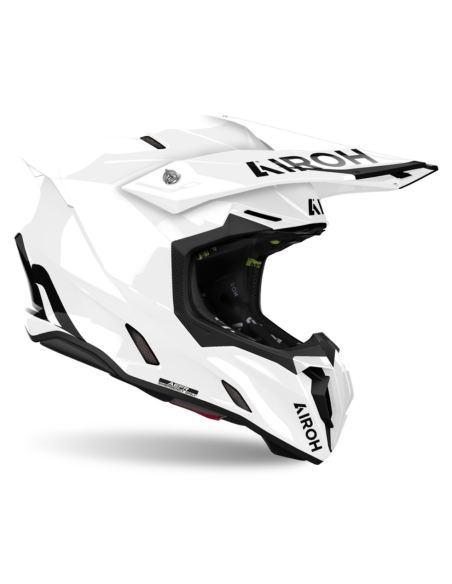 AIROH TWIST 3 COLOUR WHITE GLOSS CLOSED MOTO HELMET