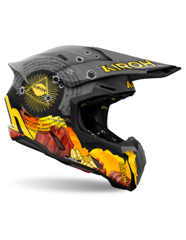 AIROH TWIST 3 ADVENTURE MATT INDOOR MOTO HELMET