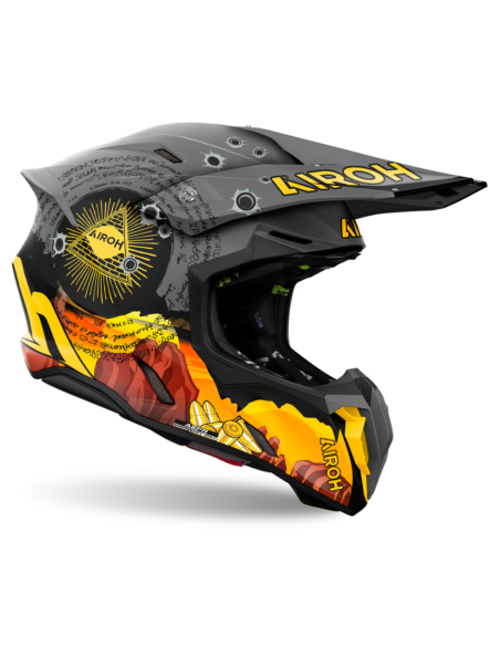 AIROH TWIST 3 ADVENTURE MATT INDOOR MOTO HELMET
