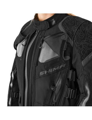 SHIMA WOMEN'S TRACKER BLACK MOTO JACKET