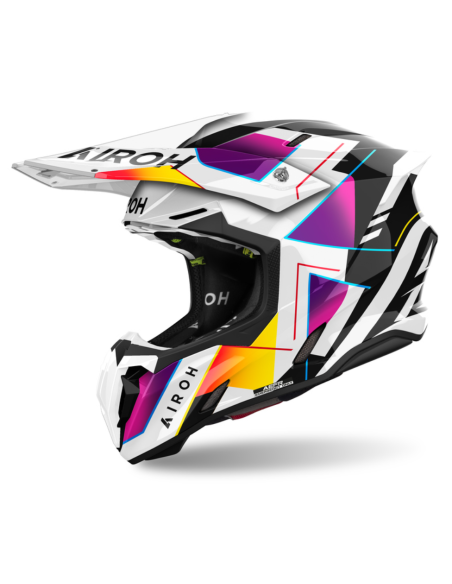 AIROH TWIST 3 RAINBOW GLOSS CLOSED MOTO HELMET
