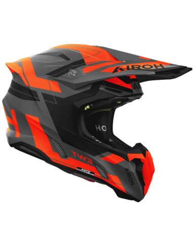 AIROH TWIST 3 DYNASTY ORANGE MATT CLOSED MOTORCYCLE HELMET