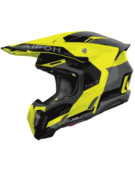 ЗАКРЫТЫЙ МОТОШЛЕМ AIROH TWIST 3 FANCY YELLOW GLOSS