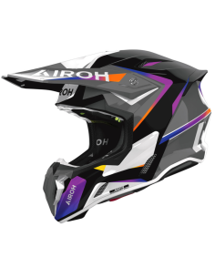 AIROH TWIST 3 HUSTLE GLOSS CLOSED MOTO HELMET