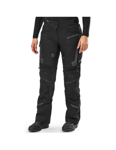 SHIMA WOMEN'S TRACKER BLACK MOTO TROUSERS