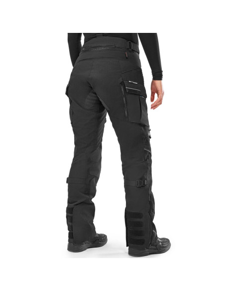 SHIMA WOMEN'S TRACKER BLACK MOTO TROUSERS