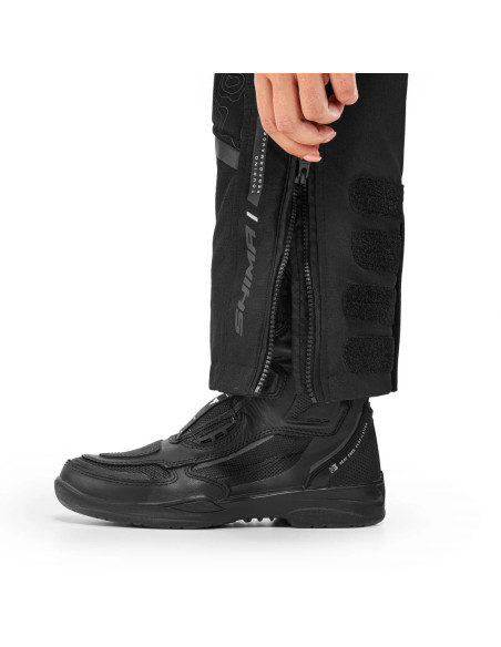 SHIMA WOMEN'S TRACKER BLACK MOTO TROUSERS
