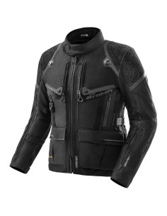 SHIMA TRACKER BLACK MOTO JACKET