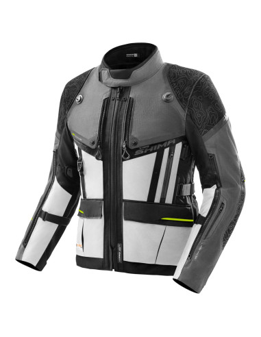 SHIMA TRACKER GREY MOTO JACKET