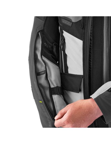 SHIMA TRACKER GREY MOTO JACKET