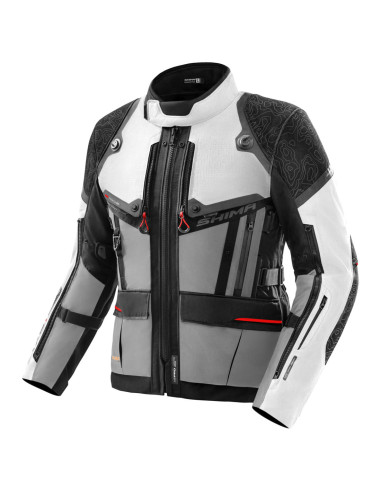 SHIMA TRACKER LIGHT GREY MOTO JACKET