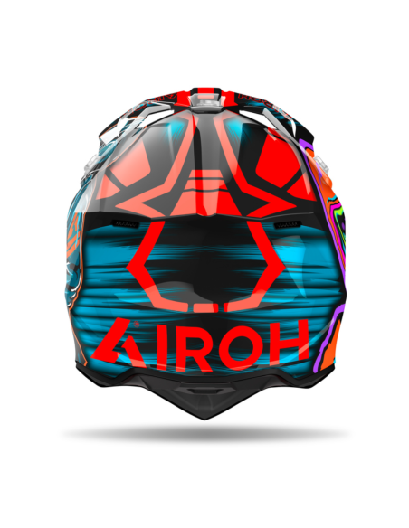 ЗАКРЫТЫЙ МОТОШЛЕМ AIROH AVIATOR WRAAP CYBER ORANGE GLOSS