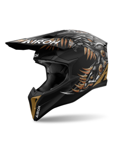 ЗАКРЫТЫЙ МОТОЦИКЛЕТНЫЙ ШЛЕМ AIROH AVIATOR WRAAP CYBORG MATT