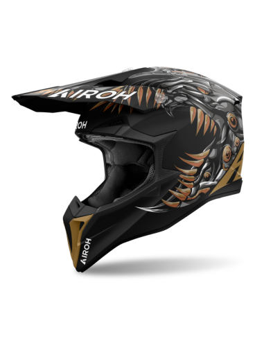 AIROH AVIATOR WRAAP CYBORG MATT CLOSED MOTORCYCLE HELMET
