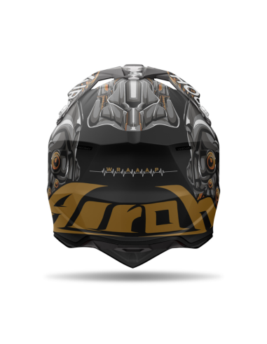 ЗАКРЫТЫЙ МОТОЦИКЛЕТНЫЙ ШЛЕМ AIROH AVIATOR WRAAP CYBORG MATT