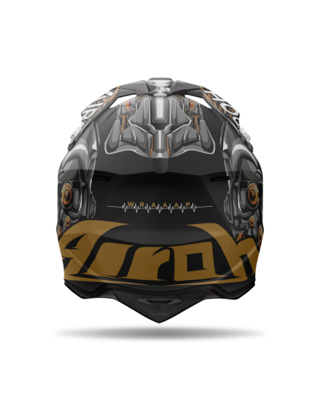 ЗАКРЫТЫЙ МОТОЦИКЛЕТНЫЙ ШЛЕМ AIROH AVIATOR WRAAP CYBORG MATT