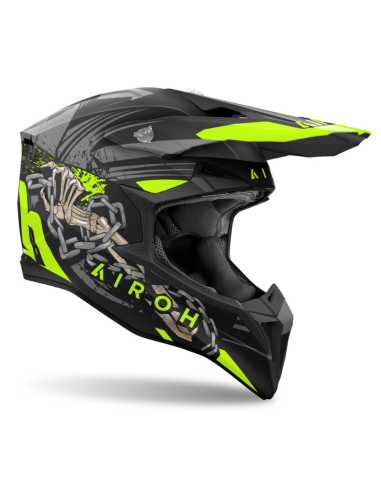 ШЛЕМ ДЛЯ МОТОЦИКЛОВ AIROH AVIATOR WRAAP DARKNESS MATT INDOOR