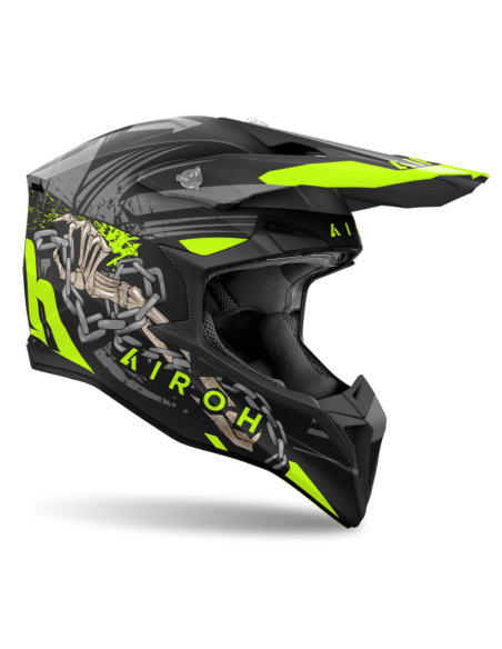 ШЛЕМ ДЛЯ МОТОЦИКЛОВ AIROH AVIATOR WRAAP DARKNESS MATT INDOOR