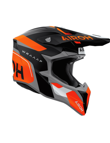 ЗАКРЫТЫЙ МОТОШЛЕМ AIROH AVIATOR WRAAP CONQUER ORANGE MATT