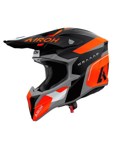 ЗАКРЫТЫЙ МОТОШЛЕМ AIROH AVIATOR WRAAP CONQUER ORANGE MATT