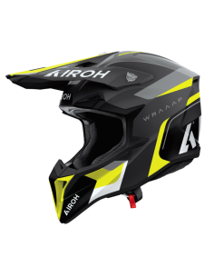 ЗАКРЫТЫЙ МОТОЦИКЛЕТНЫЙ ШЛЕМ AIROH AVIATOR WRAAP CONQUER YELLOW MATT