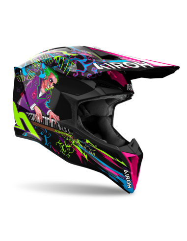 AIROH AVIATOR WRAAP MUSIC GLOSS CLOSED MOTO HELMET