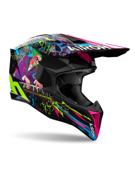 AIROH AVIATOR WRAAP MUSIC GLOSS CLOSED MOTO HELMET