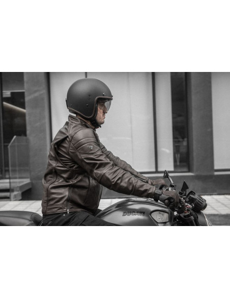 SHIMA BLAKE BROWN ODINĖ MOTO STRIUKĖ