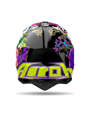 AIROH AVIATOR WRAAP MUSIC GLOSS CLOSED MOTO HELMET